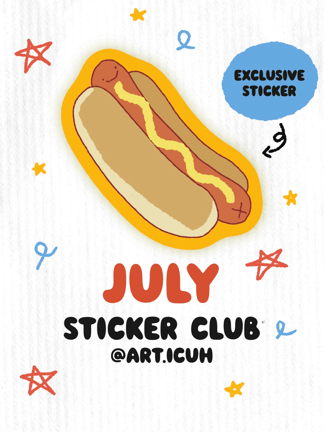 Monthly Sticker Club