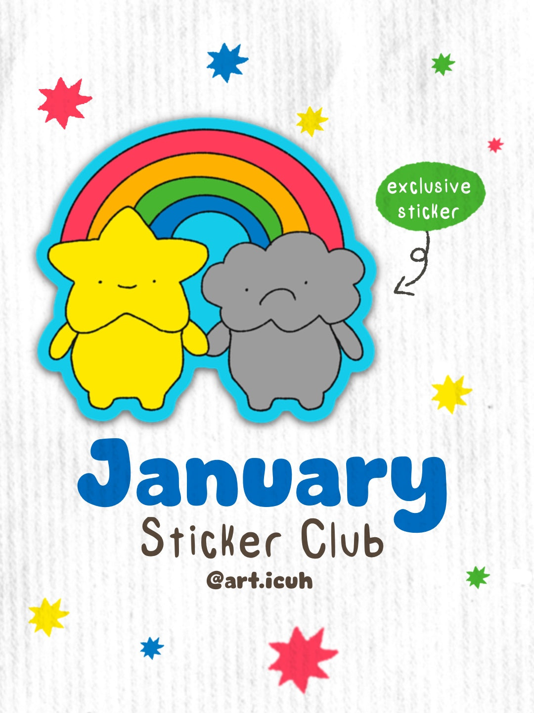 Monthly Sticker Club