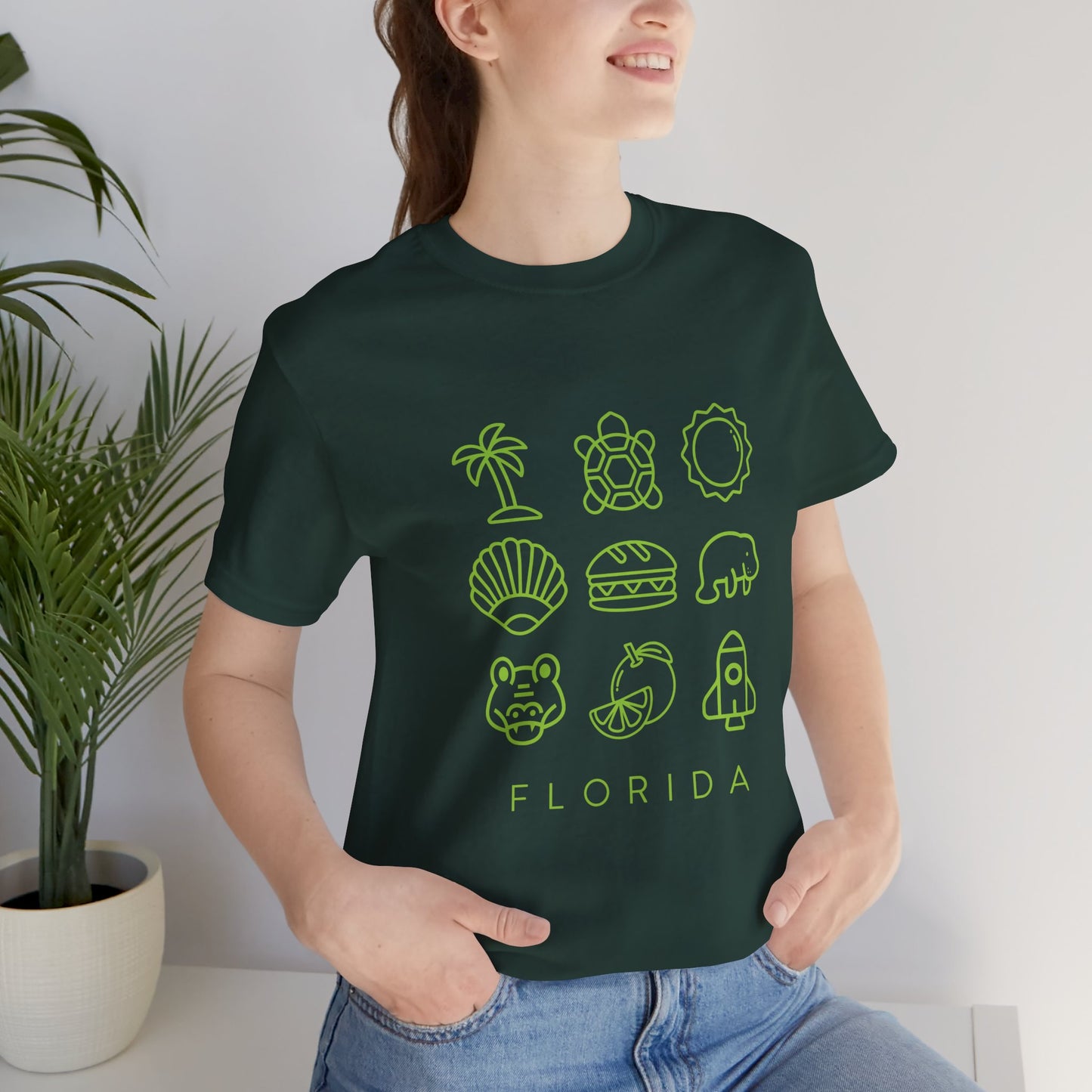 Green Florida Icon Shirt PRINT ON DEMAND