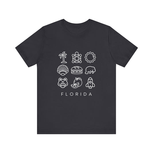 Black Florida Icon Shirt_PRINT ON DEMAND