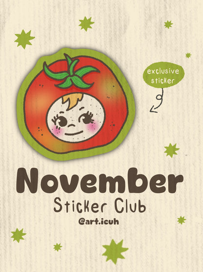 Monthly Sticker Club
