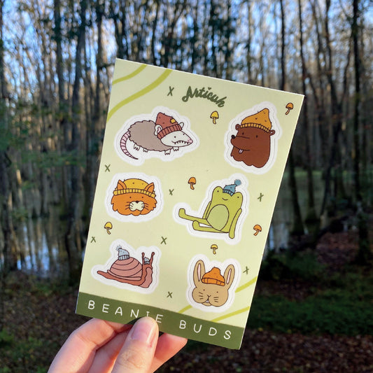 Beanie Buds Sticker Sheet