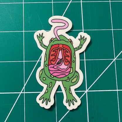 Dissected Frog Sticker