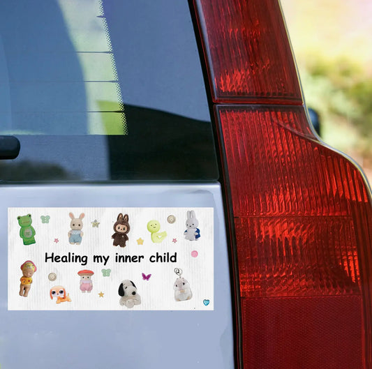 Healing My Inner Child Trinkets Bumper Sticker