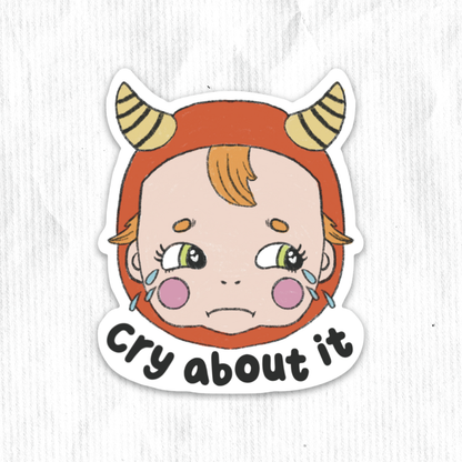 Cry About It Kewpie Sticker