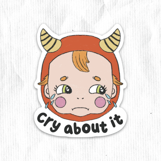 Cry About It Kewpie Sticker