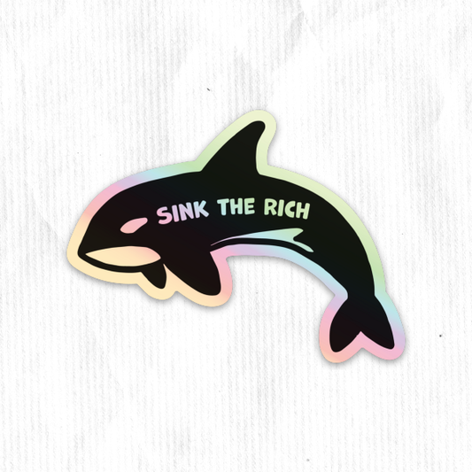 Sink The Rich Sticker