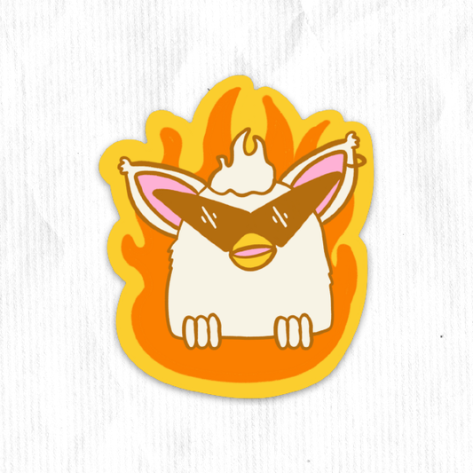 Unhinged Furby Sticker