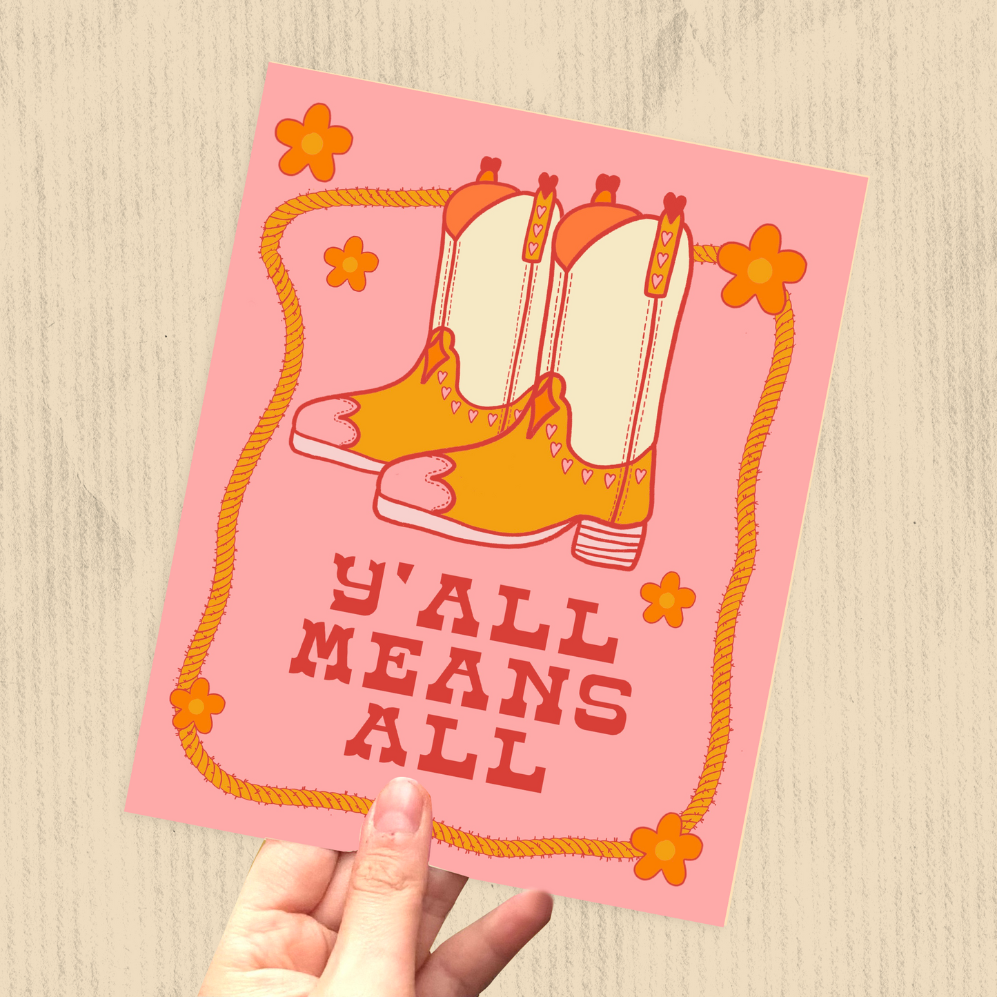 Y'all Means All Print